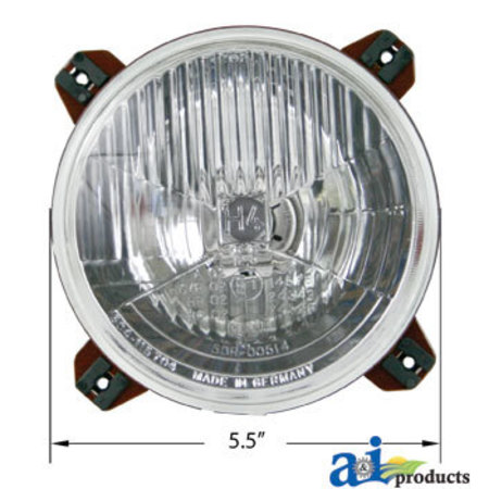A & I PRODUCTS Headlamp, LH & RH Headlamp (RH Dip), (12 Volt) 3" x6" x6" A-83959698